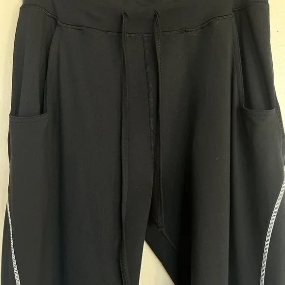 Lululemon Athletica Joggers Black Cotton Blend Sweatpants Men's Large Tall 43.5” - Picture 8 of 15
